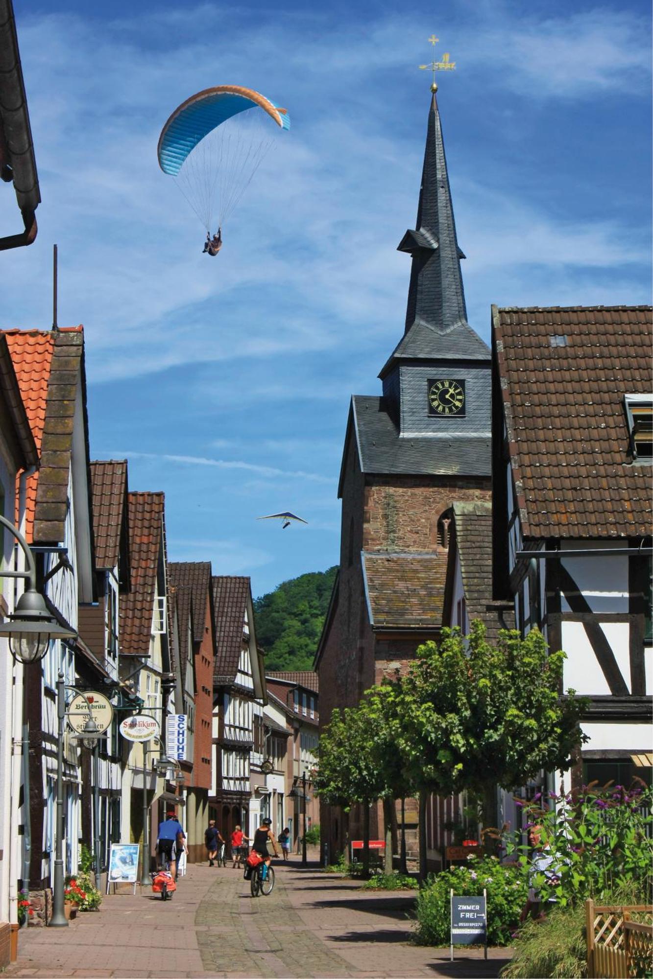 Ferienwohnungen Am Weserstrand Bodenwerder Exterior photo